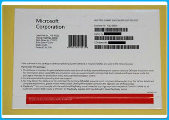 Englische Bit Eniune-Lizenz-lebenslange Garantie Versions-Microsoft Windowss 10 Pro-Software-64