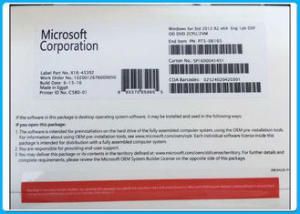 Standard- 64-Bit--Windows Server 2012 Einzelhandels-Kasten R2 hergestellt in Ägypten