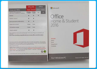Microsoft Office 2016 die Ausgangs- und Studentenlizenz Schlüsselkarte/KEINE Diskette/DVD aktivierte online