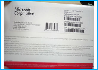 Microsoft Windows 8,1 - 32-Bit-- und NAGELNEUER Polnisches Soem-64-Bit-Satz der vollen Version