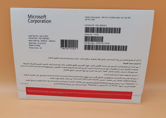 Coa-Schlüssellizenzvorlage 100% Soem Bit DVD Fachmannes 64 Windows 10 Arabisch-Sprache FQC -08983