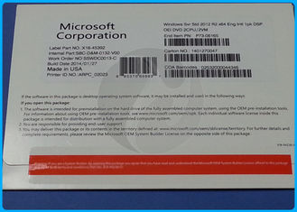 Standard64-bit des Windows-Servers 2012 DVD + Lizenzkey IBM Soem
