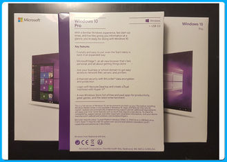 Einzelhandels-Kasten Windows 10, volle Coa-Aufkleber Bit des Bits 64 des Versions-Gewinns 10 Pro-32 + Usb-Blitz