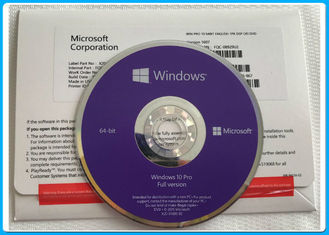 Echte Schlüsselaktivierung Lizenz Pro-des Soem-Win10 Schlüssel-64 Bits DVD Fachmann COA Soem-Satz Gewinn-10