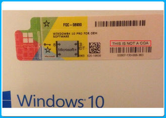 Pro Pack Aktivierungs-echtes Microsoft Windowss 10 Soem 100% 32/64 Bit Schlüsselcode mehrsprachig