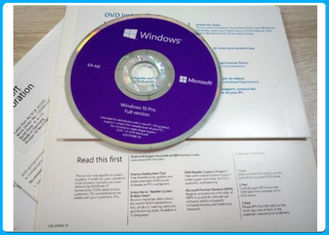 Multi Sprach-Windows 10 Pro-Soem DVD- + COA-nagelneue Schlüssellizenz-Sprache