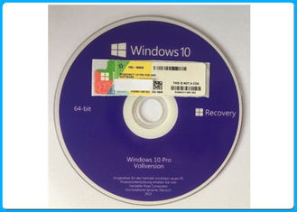 Echte Software Microsoft Windowss 10 Pro-Bit DVD Soem-Kasten-64/COA-Lizenz-Schlüssel