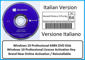 Multi Software Sprachen-Microsoft Windowss 10 Pro-Soem COA-Lizenz-Aufkleber