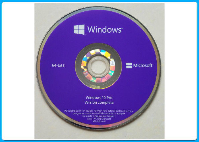 Ursprüngliches Fenster 10 Microsoft Soem-Software 64 BIT-spanischer Soem-Satz
