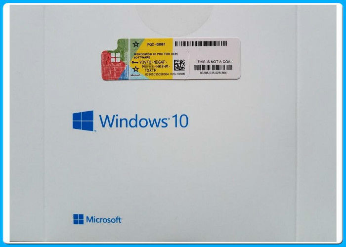Echtes Siegel-Pro-Bit DVD Microsoft Windowss 10 Software-64 mit Soem-Lizenz