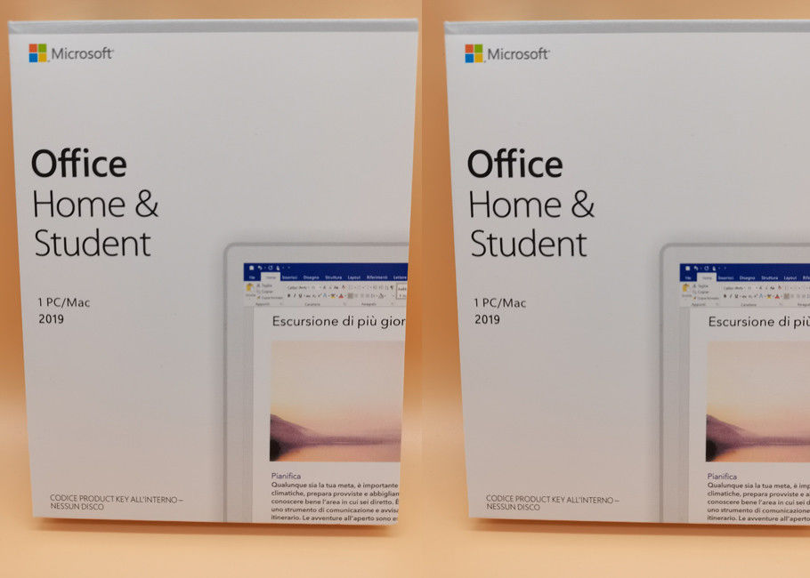 On-line-Aktivierung Microsoft Offices 2019 Ausgangs- und Studenten100% packte englischen Schlüssel 2019 des Versions-Büro-HS für Mac/PC ein