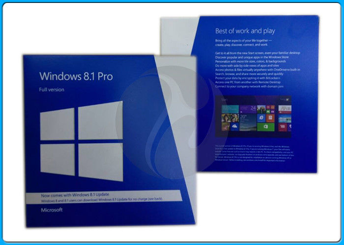 PC/Computer-Versions-Einzelhandels-Kasten Microsoft Windowss 8,1 Pro64-bit-DVD voller